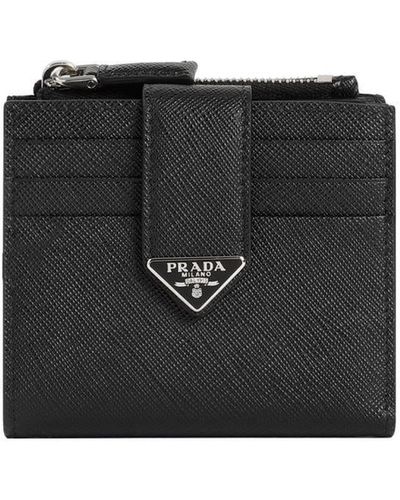 PRADA SAFFIANO CALF LEATHER CARD HOLDER SMALLLEATHERGOODS – Baltini