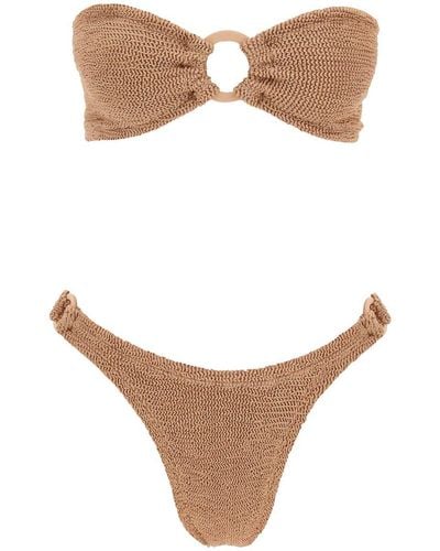 Hunza G Gloria Bikini Set - Brown