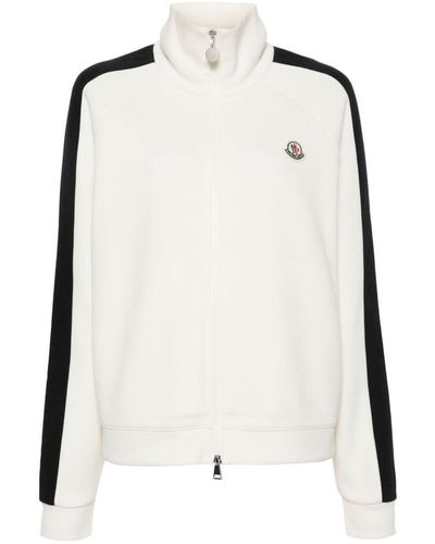 Moncler Stripe Detail Sweatshirt - White