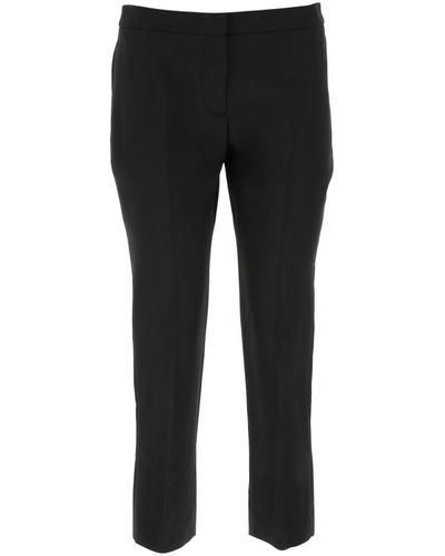 Alexander McQueen Cropped Pants - Black