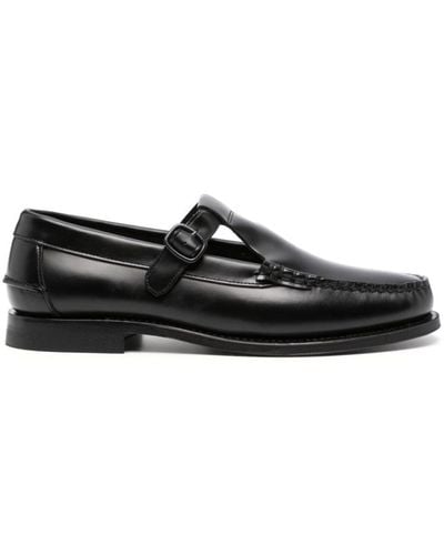 Hereu Alber Leather Loafers - Black