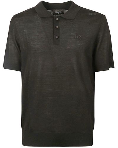 DSquared² Polo Shirts - Black