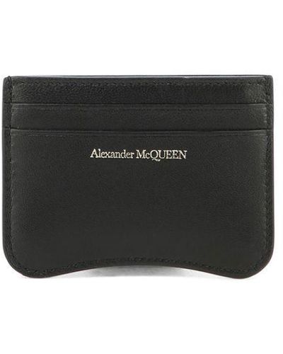 Alexander McQueen "The Seal" Card Holder - Black