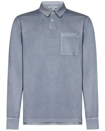 James Perse Polo Shirt - Blue