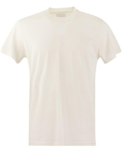 PT Torino Silk And Cotton T-Shirt - White