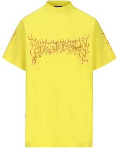 Balenciaga T-shirt And Polo - Yellow