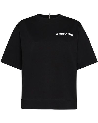 3 MONCLER GRENOBLE T-shirts And Polos - Black