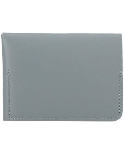 Jil Sander Leather Card Holder - Gray