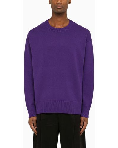 Studio Nicholson Wool-blend Iris Jumper - Purple