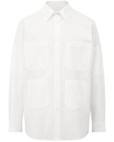 MM6 by Maison Martin Margiela Cotton Poplin Shirt - White