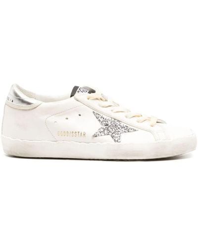 Golden Goose Super-Star Trainers Shoes - White
