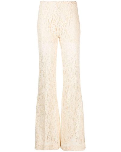Twin Set Lace Trousers - Natural