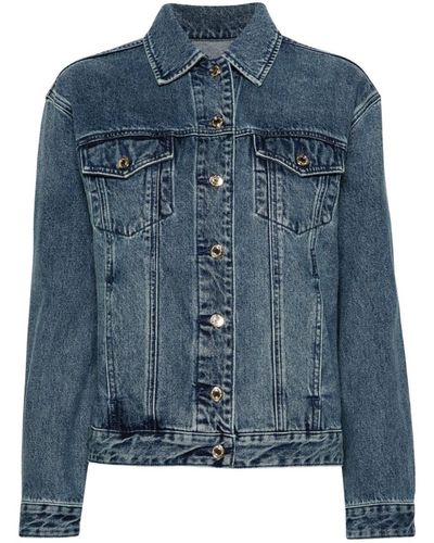 MICHAEL Michael Kors Classic Denim Cotton Jacket - Blue