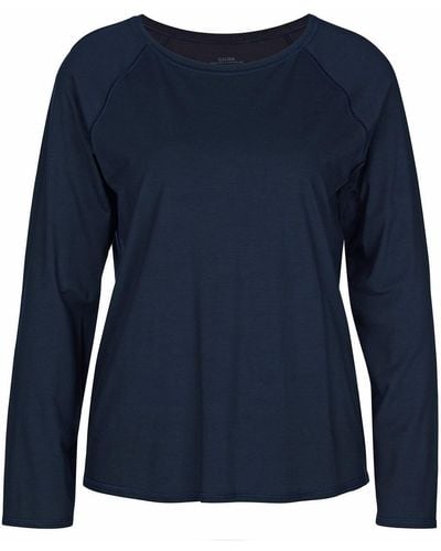 CALIDA Long Sleeve Shirt - Blue