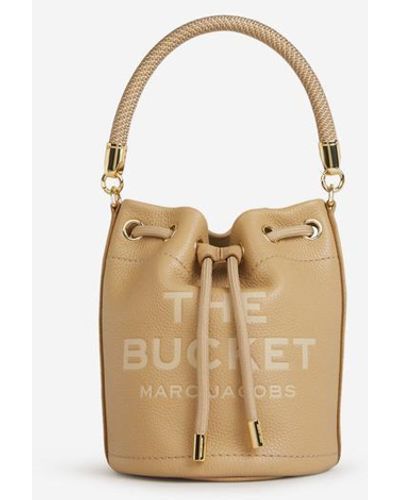 Marc Jacobs Leather Bucket Bag - Metallic