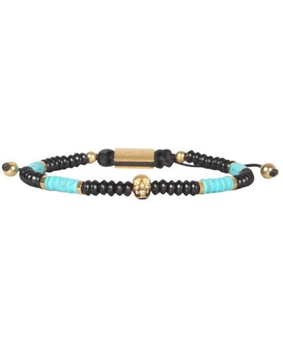 Northskull Bracelet With Beads - Multicolor