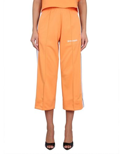 Palm Angels Cropped Fit Pants - Orange