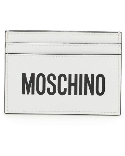 Moschino Logo Cardholder - White