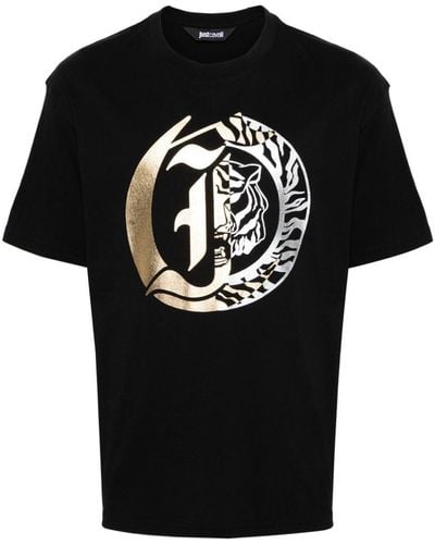 Just Cavalli T-Shirts And Polos - Black