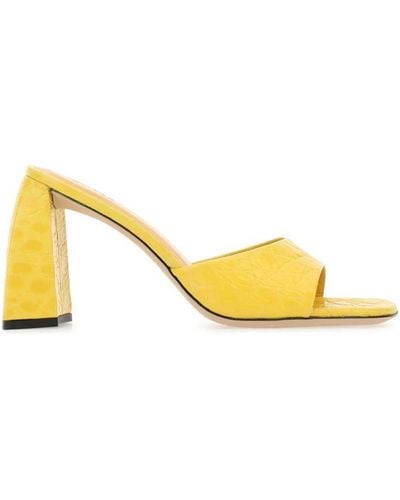 BY FAR Sandals - Yellow