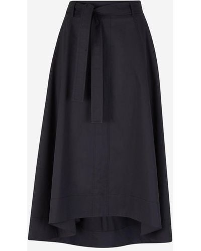 Peserico Belt Midi Skirt - Black