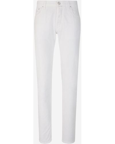 Jacob Cohen Slim Fit Bard Jeans - White