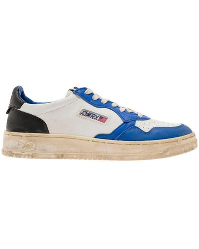 Autry Medalist Super Vintage Low Sneakers - Blue