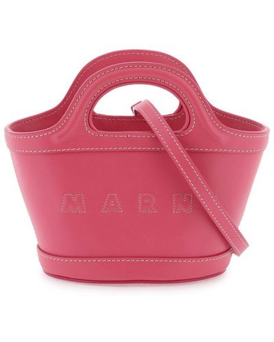 Marni Micro 'tropicalia' Bucket Bag - Pink