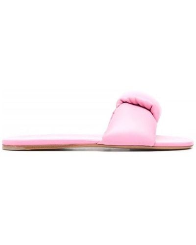 Miu Miu Leather Sandal - Pink