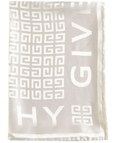 Givenchy Silk Scarfs - White