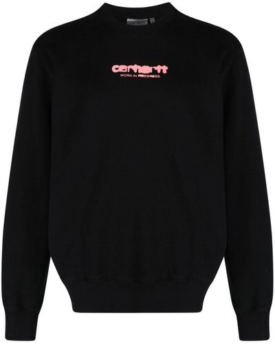 Carhartt Ink Bleed Cotton Sweatshirt - Black