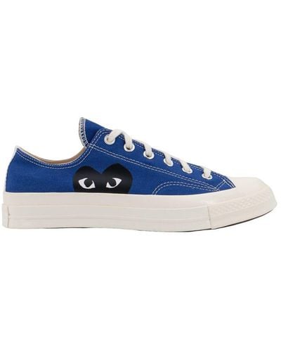 COMME DES GARÇONS PLAY Comme Des Garçons Play X Converse 70s Canvas Low-top Sneakers - Blue