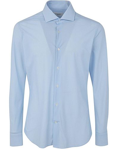 Tintoria Mattei 954 Traiano Shirt Clothing - Blue