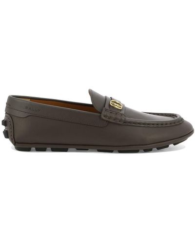 Bally "Keeper" Loafers - Grey