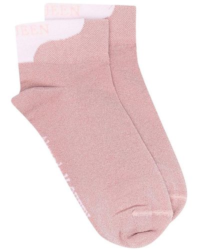 Alexander McQueen Socks Underwear - Pink