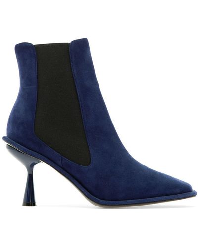 Pierre Hardy Chelsea Heeled Ankle Boots - Blue