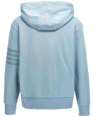 Thom Browne Light Cotton Sweatshirt - Blue