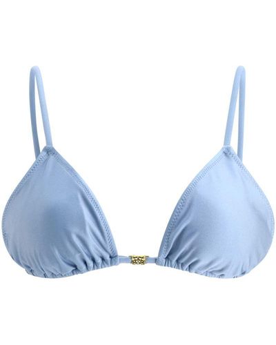 Ganni "blue String" Bikini Top