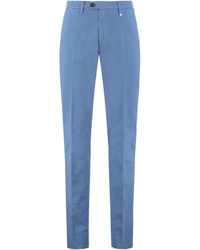 Canali Cotton Chino Pants - Blue