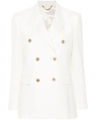 Golden Goose Double-breasted Blazer - White