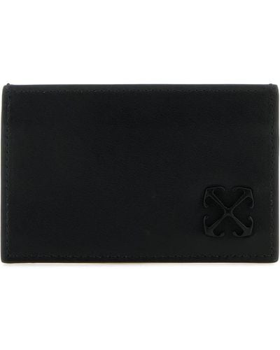 Off-White c/o Virgil Abloh Arrows-motif Leather Cardholder - Black