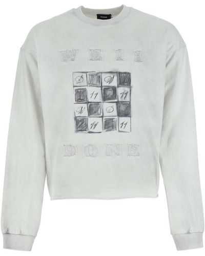 we11done Sweatshirts - White