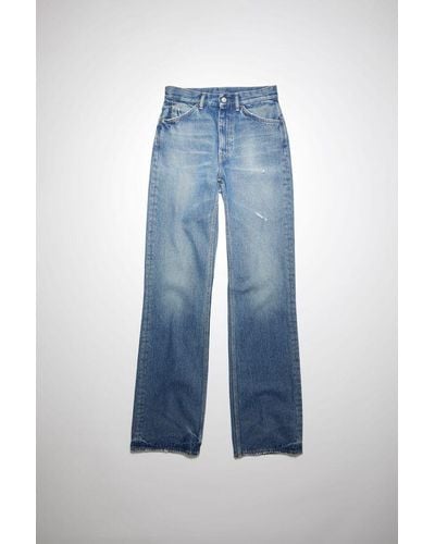 Acne Studios 1977 Vintage Blue Regular Fit Jeans - 1977