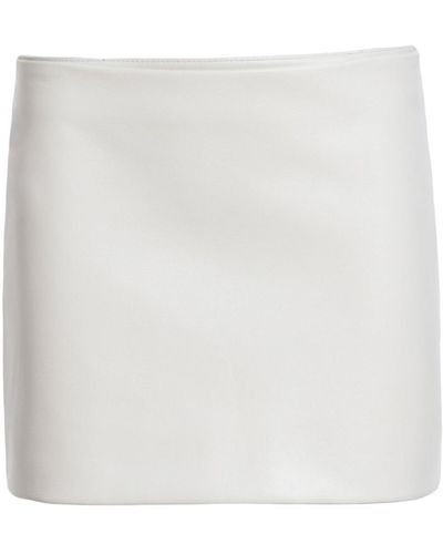 Khaite The Jett Miniskirt - White