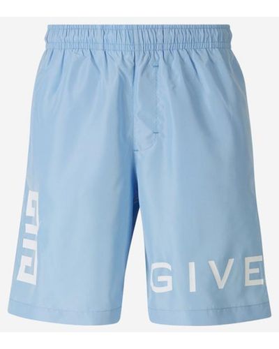 Givenchy Logo Technical Swimsuit - Blue