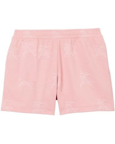 Burberry Equestrian Knight Above-knee Length Shorts - Pink