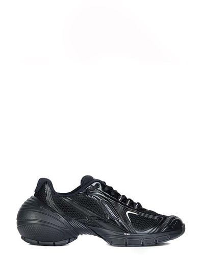 Givenchy Tk-mx Runner Sneakers In Mesh - Black