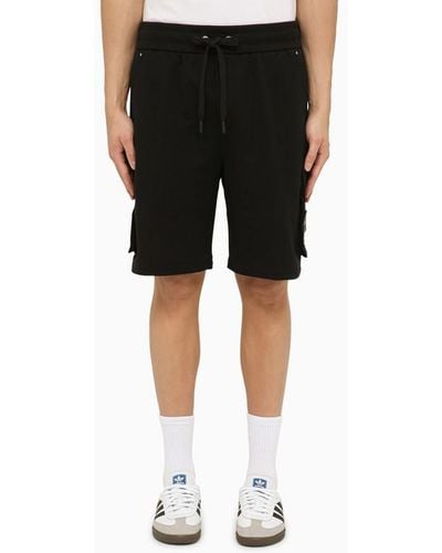 Moose Knuckles Cotton Bermuda Shorts - Black