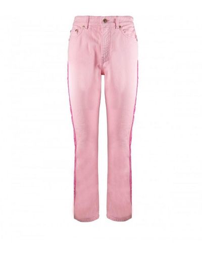 Chiara Ferragni Logomania Regular Jeans - Pink