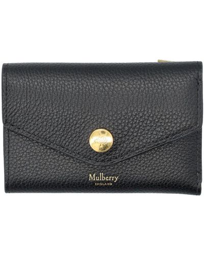 Mulberry Folded Multi-Card Wallet - Black